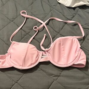 SHEIN Pink Bikini Top